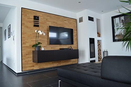 Wodewa Natural Oak Wood Cladding For Interior Walls I 1m Wooden Wall Cladding 3d Wall Panels Modern Wall Covering Living Room Kitchen Bedroom Wall