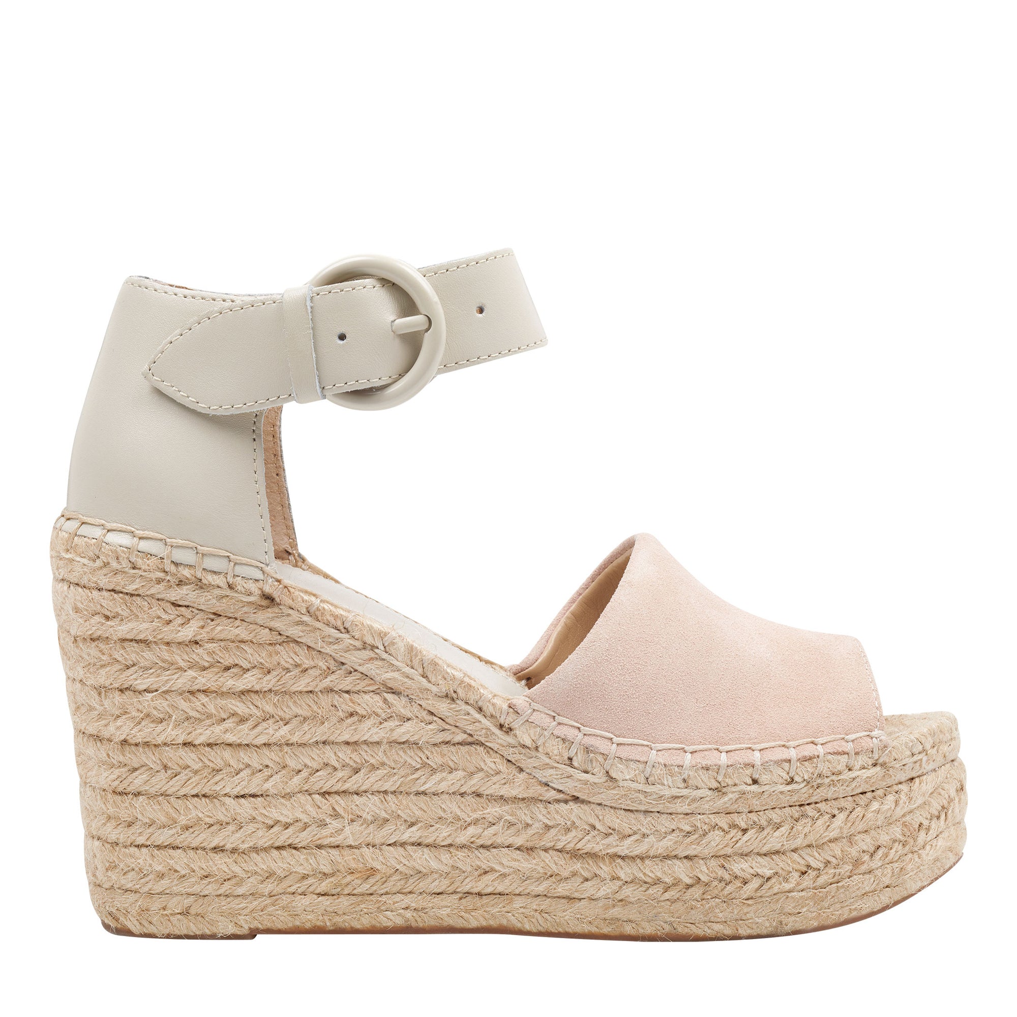 baby pink wedges