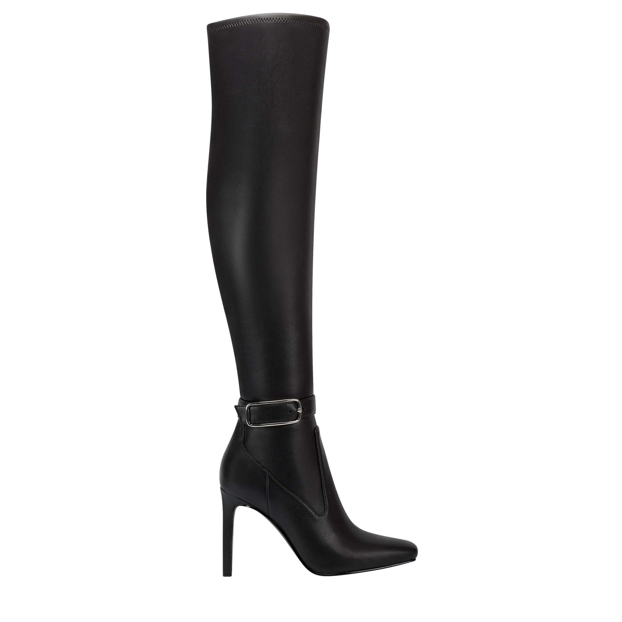 marc fisher black over the knee boots