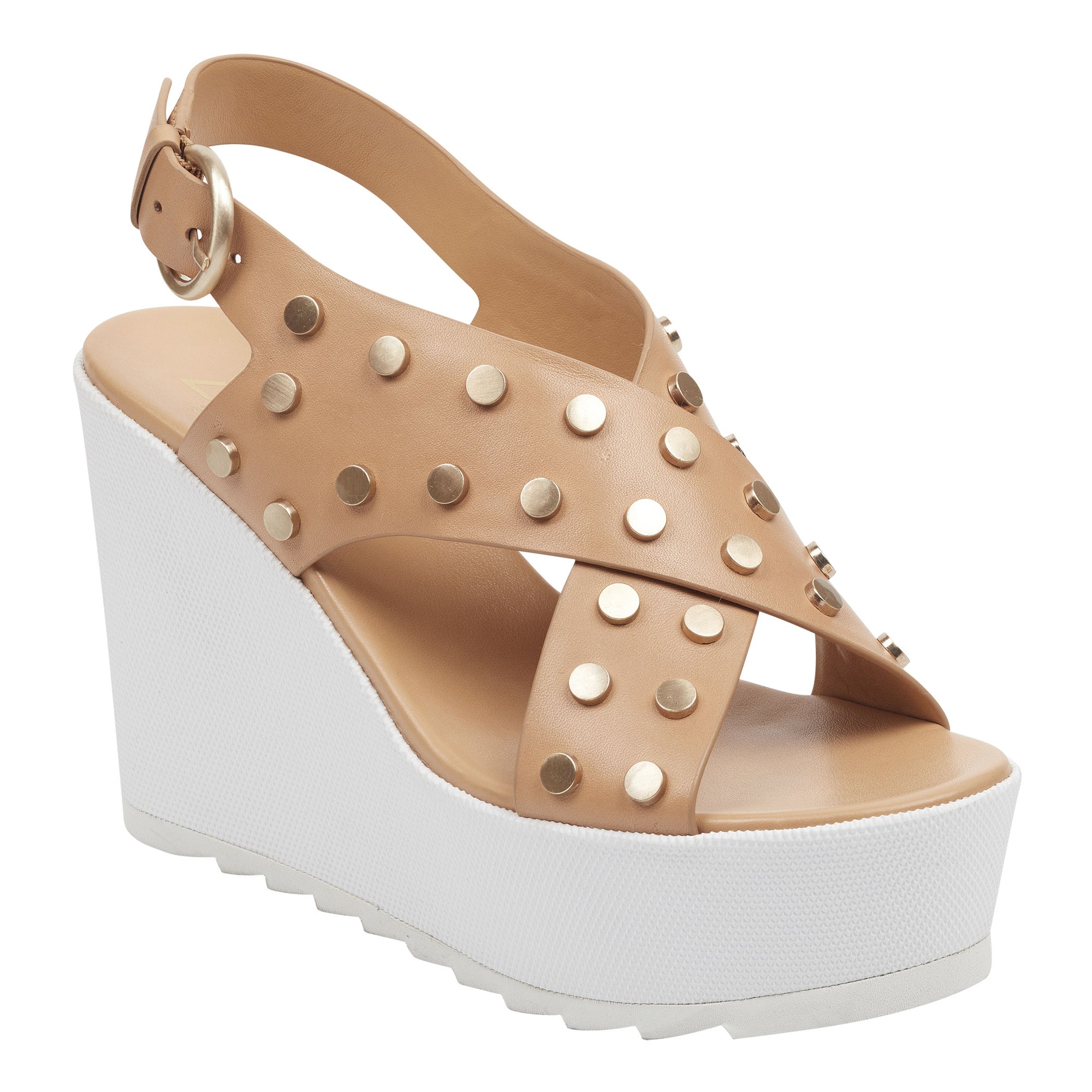 marc fisher wedges with studs