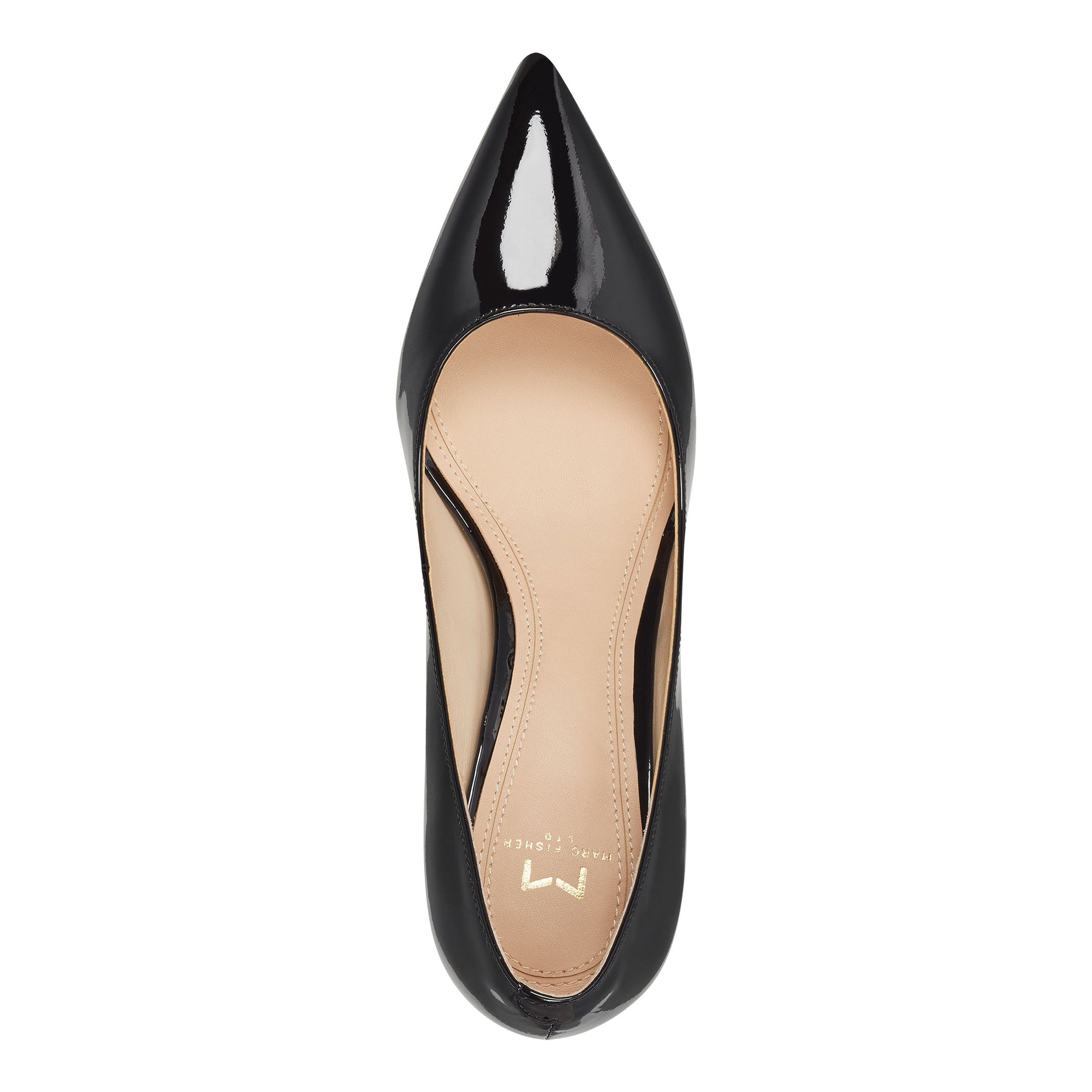 marc fisher black patent pumps