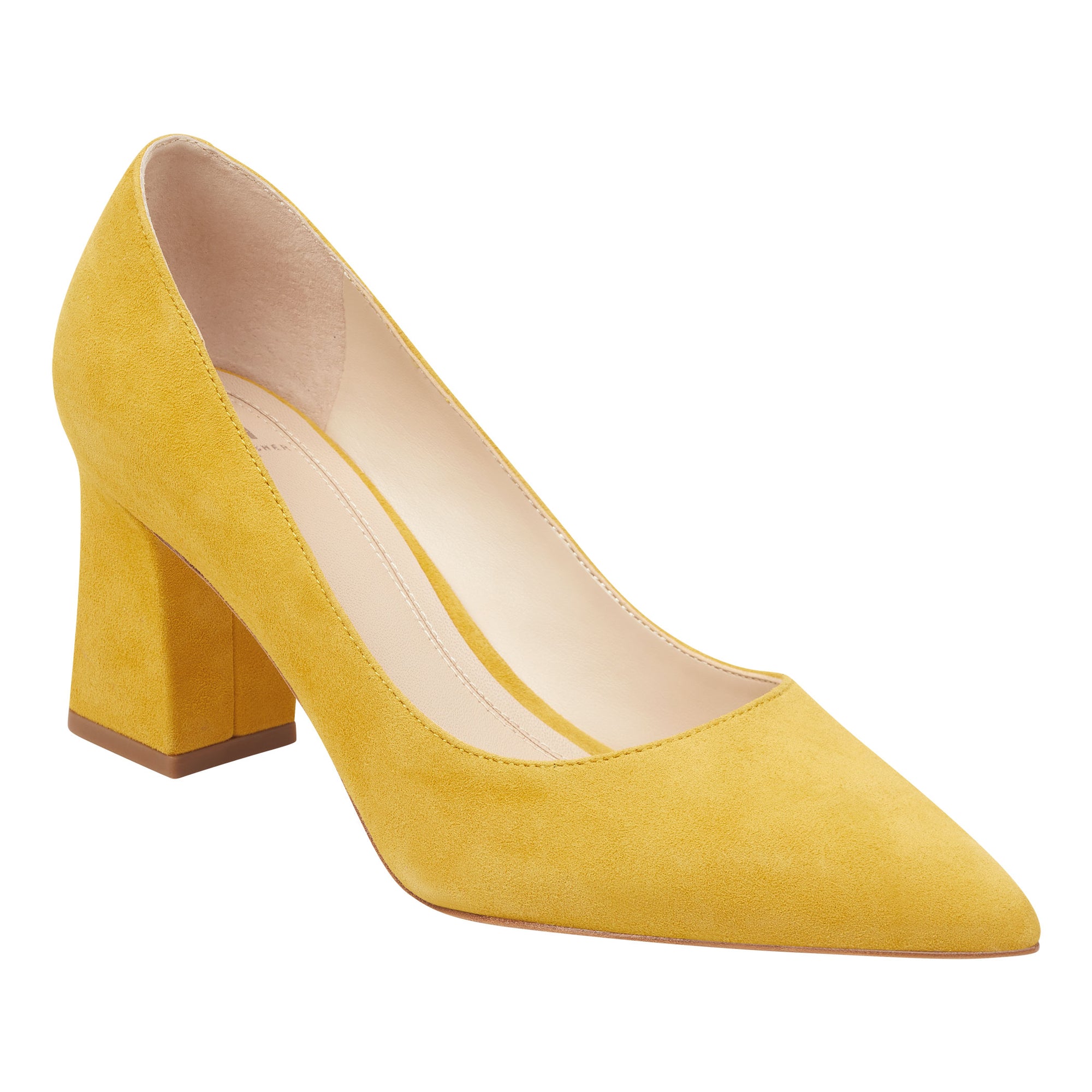 marc fisher yellow heels