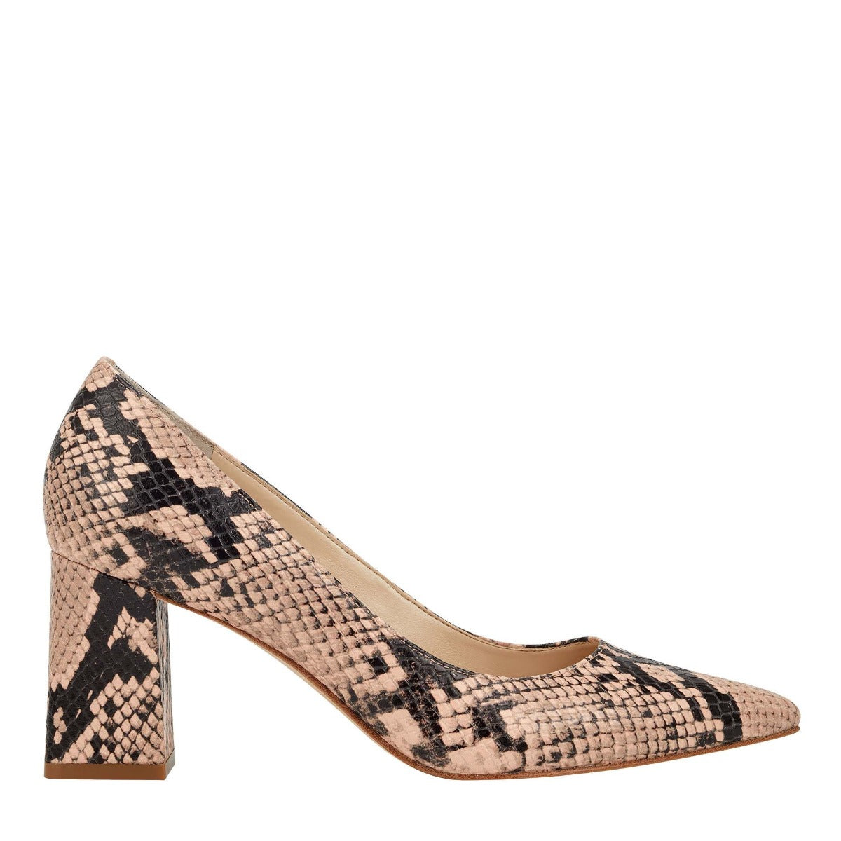 Zala Block Heel Pointy Toe Pump - Marc 