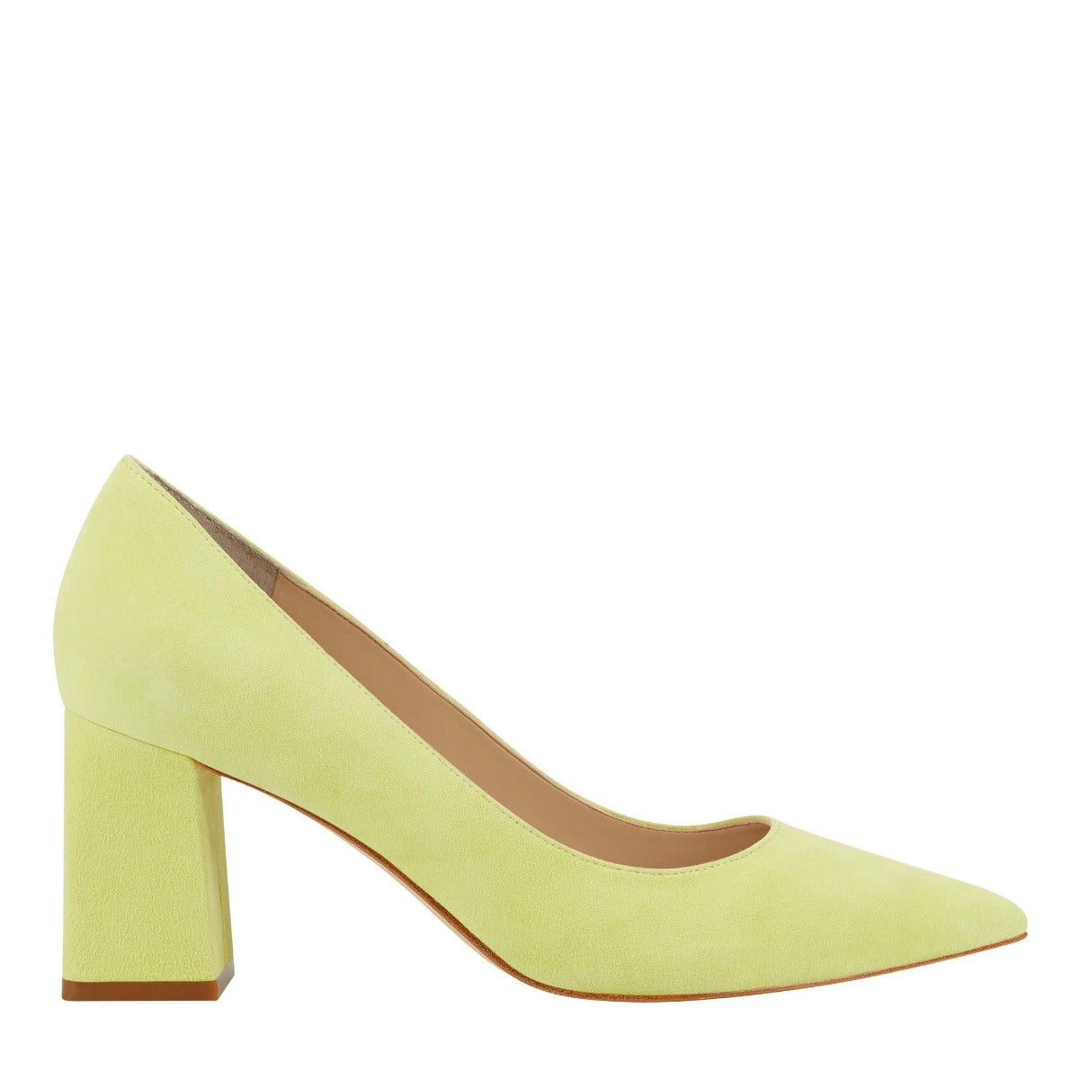 Zala Block Heel Pointy Toe Pump - Marc 