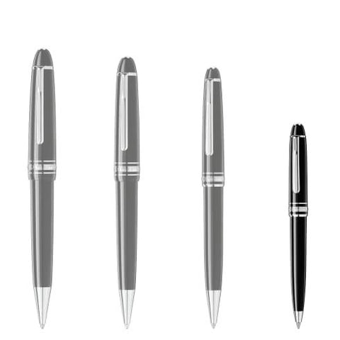 Confronto dimensione penne Montblanc Meisterstuck