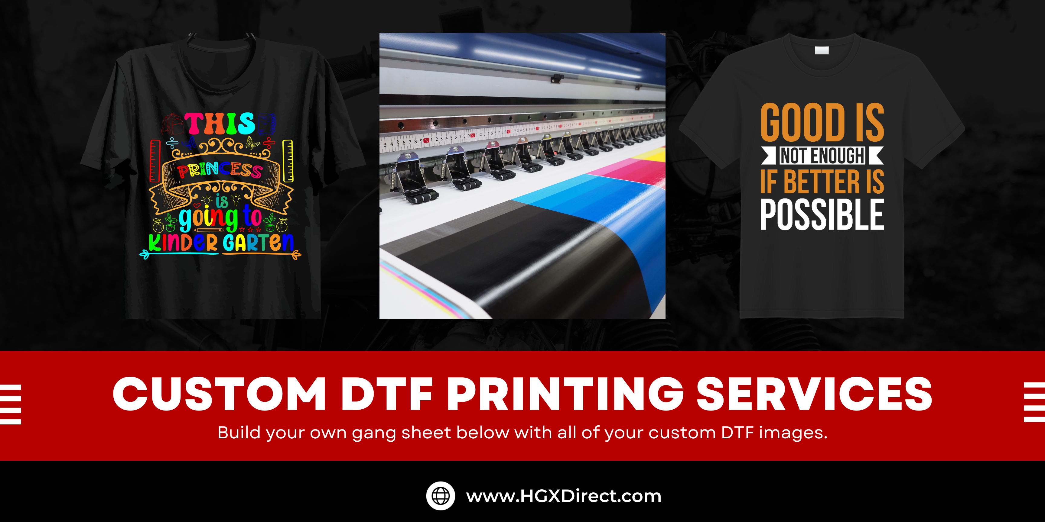 Custom DTF Printing Banner