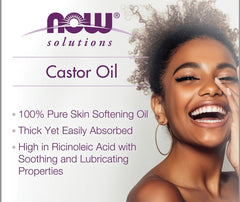 Organic certified castor oil from now solutions