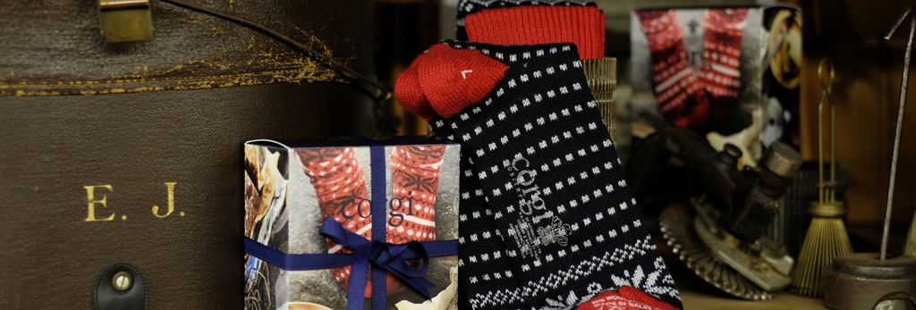 Christmas socks designed for both men and women.