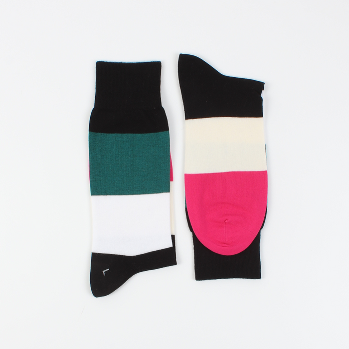 men's striped cotton socks