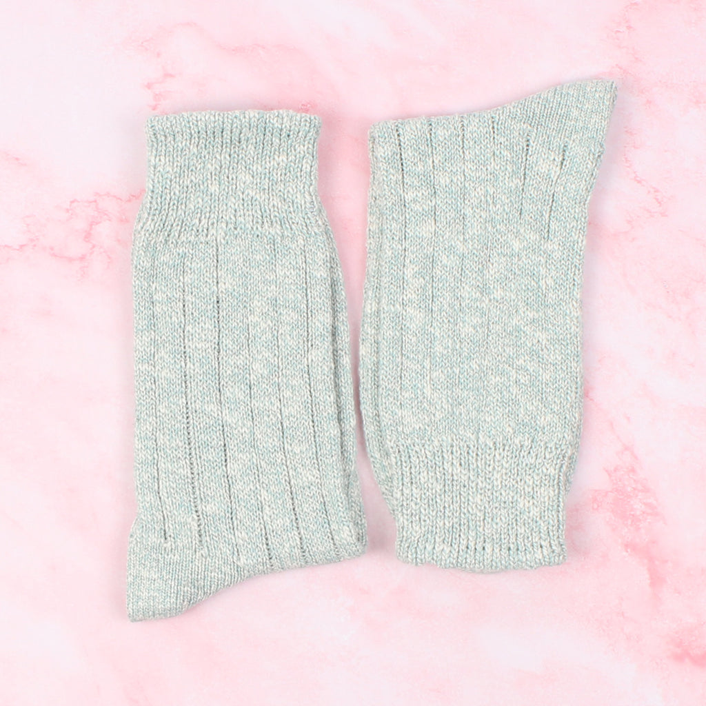 women's marl pure cotton socks