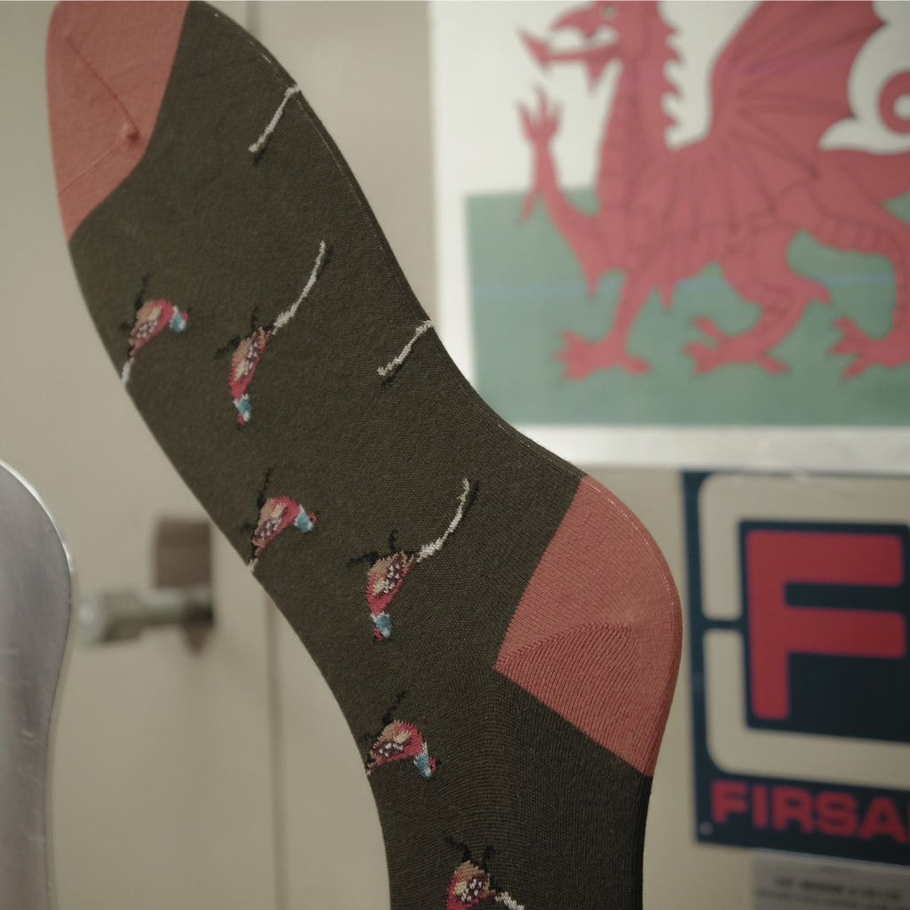 Welsh flag and socks 