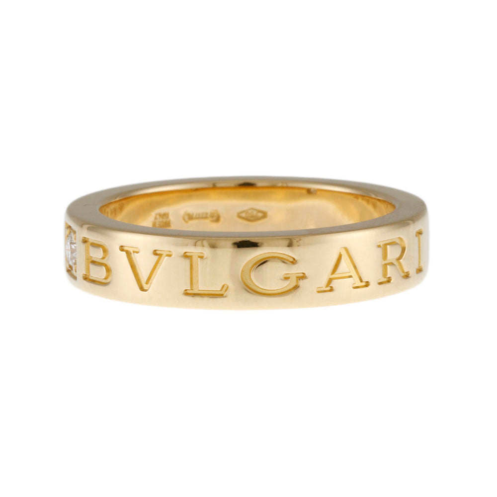 ブルガリ BVLGARI ブルガリブルガリ リング・指輪 9.5号 18金 K18ゴールド ダイヤモンド レディース 中古