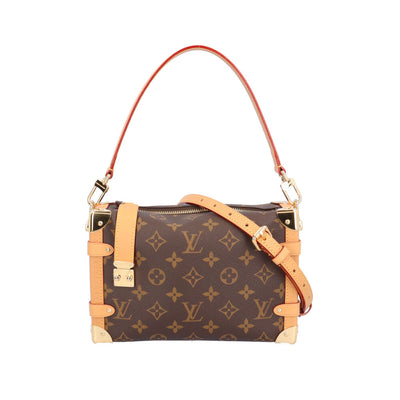 カーキレザー部分持ち手薄汚れ【美品】  Louis Vuitton / ルイヴィトン | 2way モノグラム テュイルリートート ハンドバッグ ショルダーバッグ 箱付き | ブラウン / カーキ / ピンク | レディース