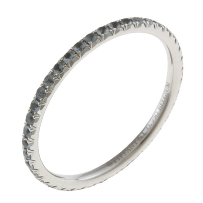 TIFFANY&Co. ティファニー K18WG ホワイトゴールド サマセット リング・指輪 9号 4.8g レディース約53mm下部厚み