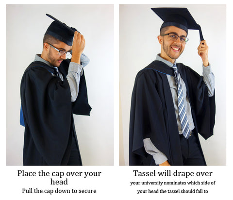 Graduation Adult Mortarboard Cap/Hat-gown accessory-Virtual Graduation Caps  | eBay