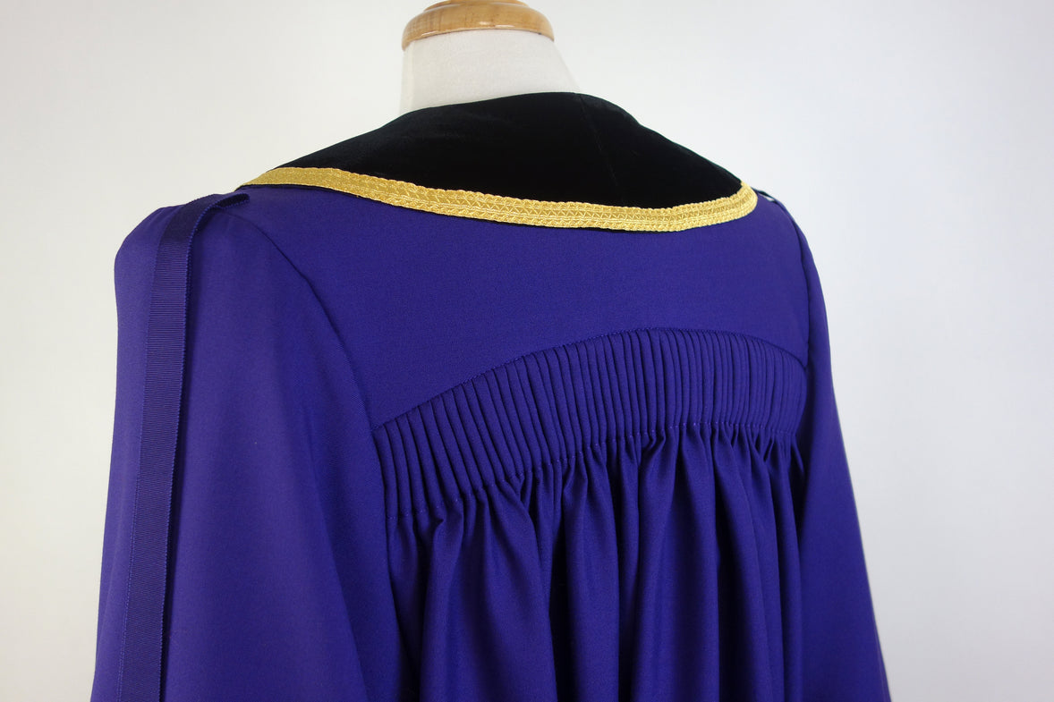 Buy Velvet and Gold Mayoral Robe, Purple Online at George H Lilley™️