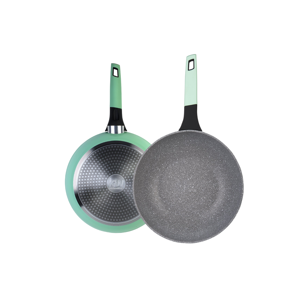 Batería de Cocina Kitchenware Soho Mint Antiadherente 8 Piezas