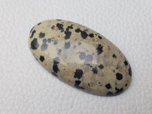 41x22x6 mm Natural Dalmatian Jasper Oval Shape