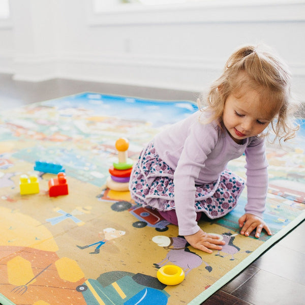 a girl playing on an everywhere map 