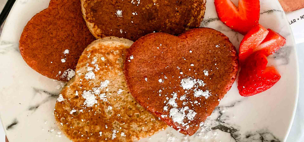 Valentine's Day Greek Yogurt Pancakes