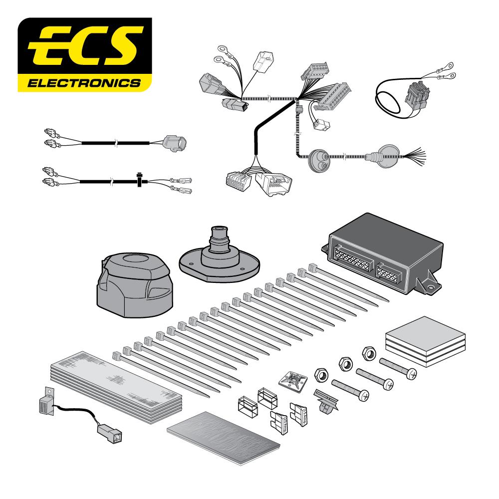 Towbar Wiring Kit MITSUBISHI Outlander PHEV Hybrid SUV 09