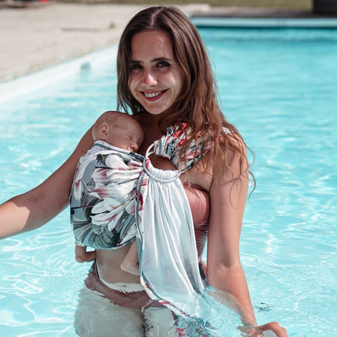 Aqua ring slings make water play with your baby easy