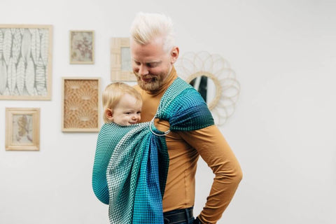 A ring sling is one of the coolest, most versatile baby carriers available
