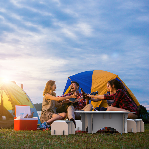 可攜式環保輕便桌椅-野餐露營
