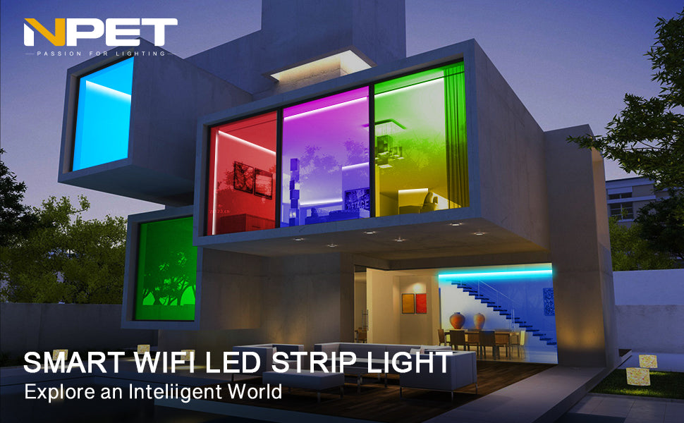 NPET 16.4/32.8 FT Led Strip Light With APP Control – NPET Online Store