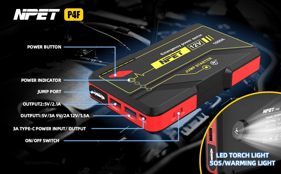 P4F Jump Starter