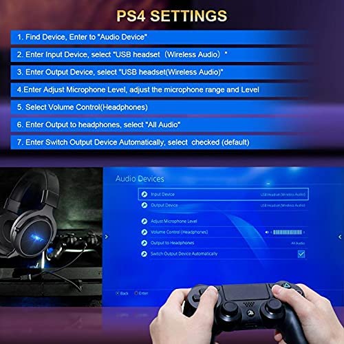 PS4 settings