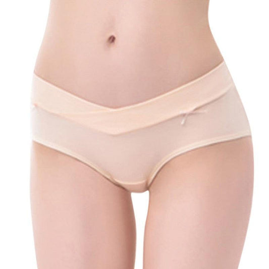 High Waist Maternity Underwear - Pregnant Cotton Breathable Belly