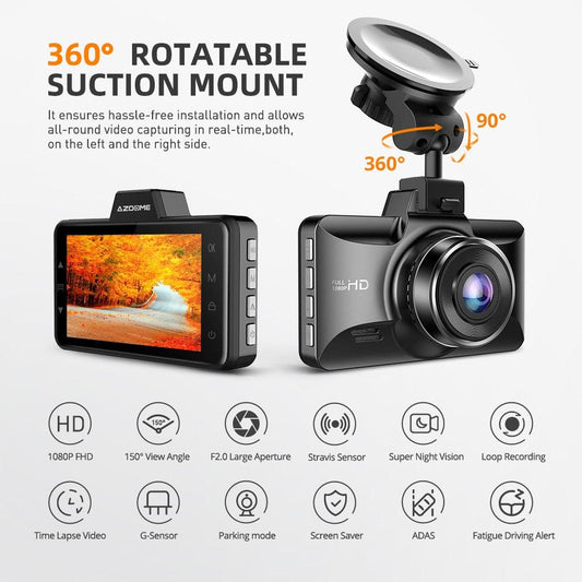 Dash cam night vision 3 camera – GB STORE1