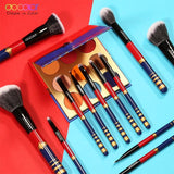 12pcs Makeup Brushes- Foundation Eyeshadow Brush Set - 9 Color Eye Shadow Nude Palette Kit (D86)(M5)(M2)(M4)(1U86)