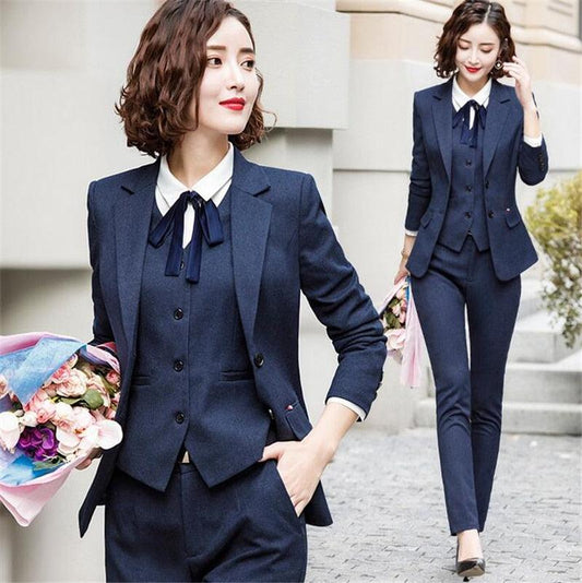 High Quality Casual Women's Suit - Two Piece Set - Elegant Ladies