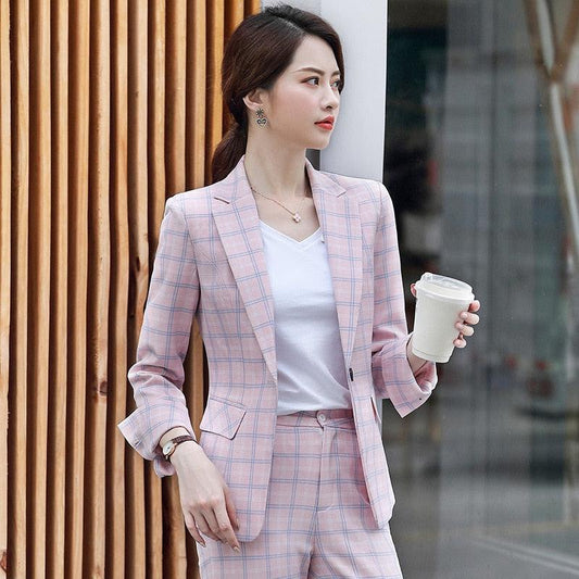 Woobling Ladies Blazer Set Long Sleeve Two Piece Outfit Loose Fit Business  Suit Women Casual Work Blazers And Shorts Black L 