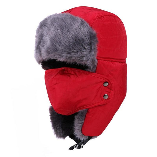 Warm Trapper Hat - Men Women Windproof Winter Bomber Hats