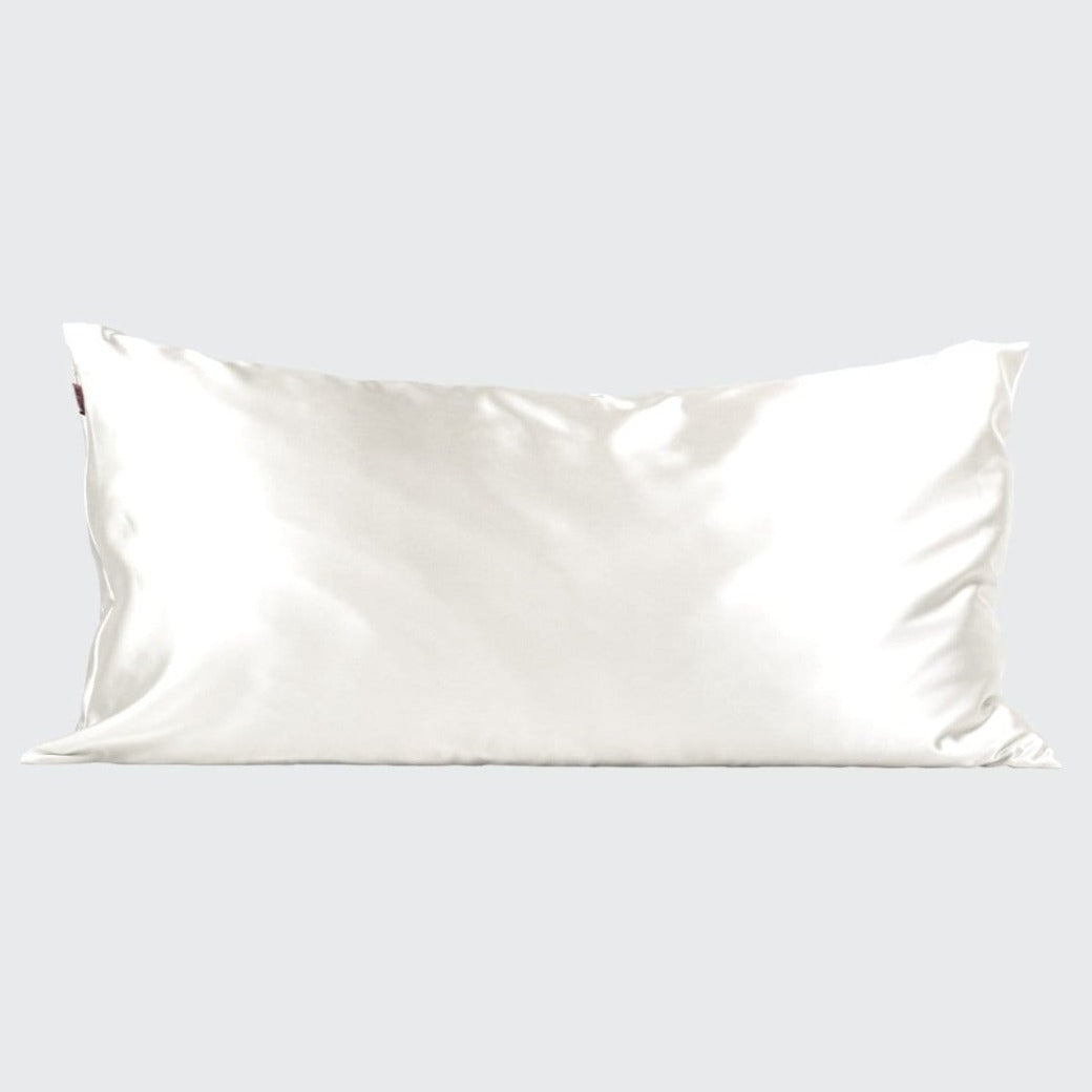 Satin King Pillowcase - Ivory