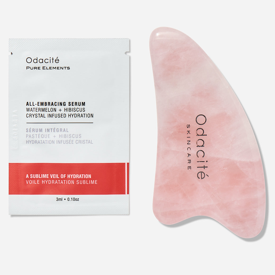 Gua Sha Rose Quartz Contour