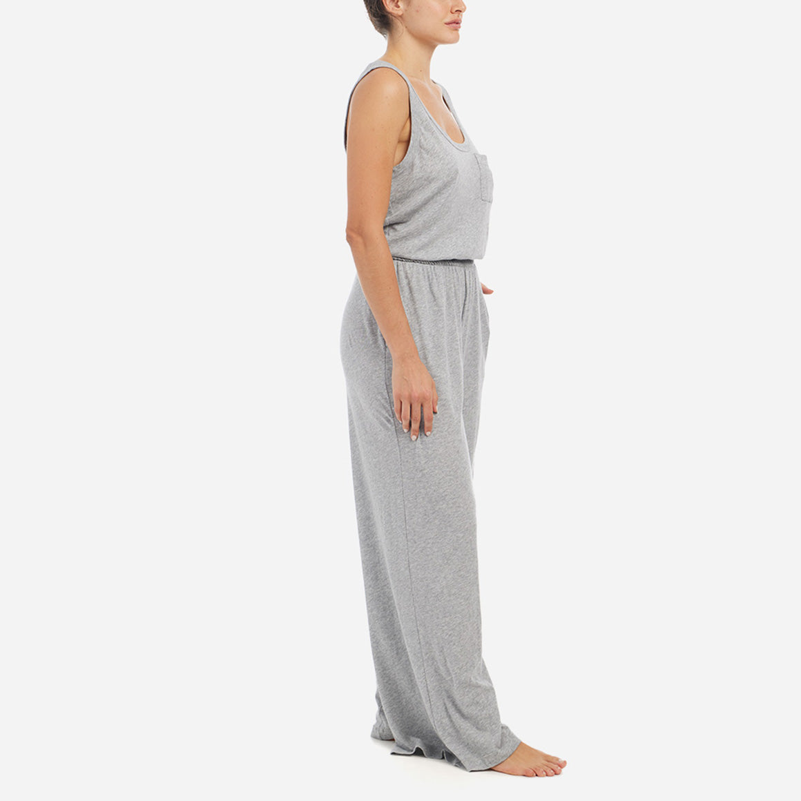 Aloe Infused Cotton Wide Leg Jumpsuit