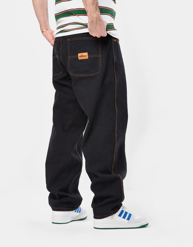 Route One Super Baggy Cargo Pant - Black