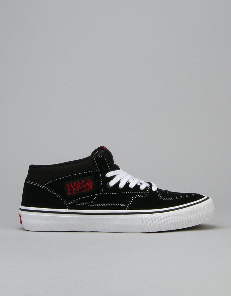 vans half cab black and white