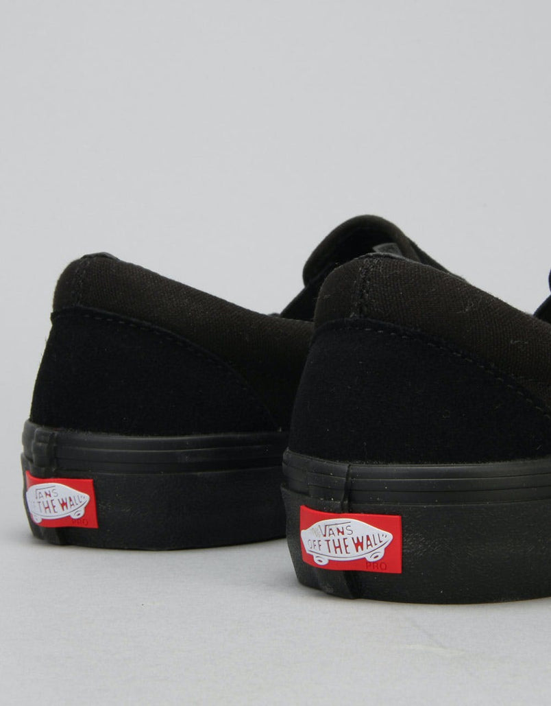 vans pro blackout slip on