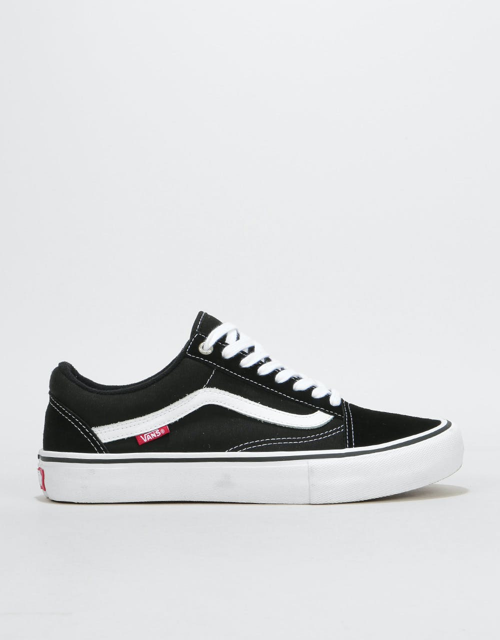 vans old skool pro classic white & black skate shoes