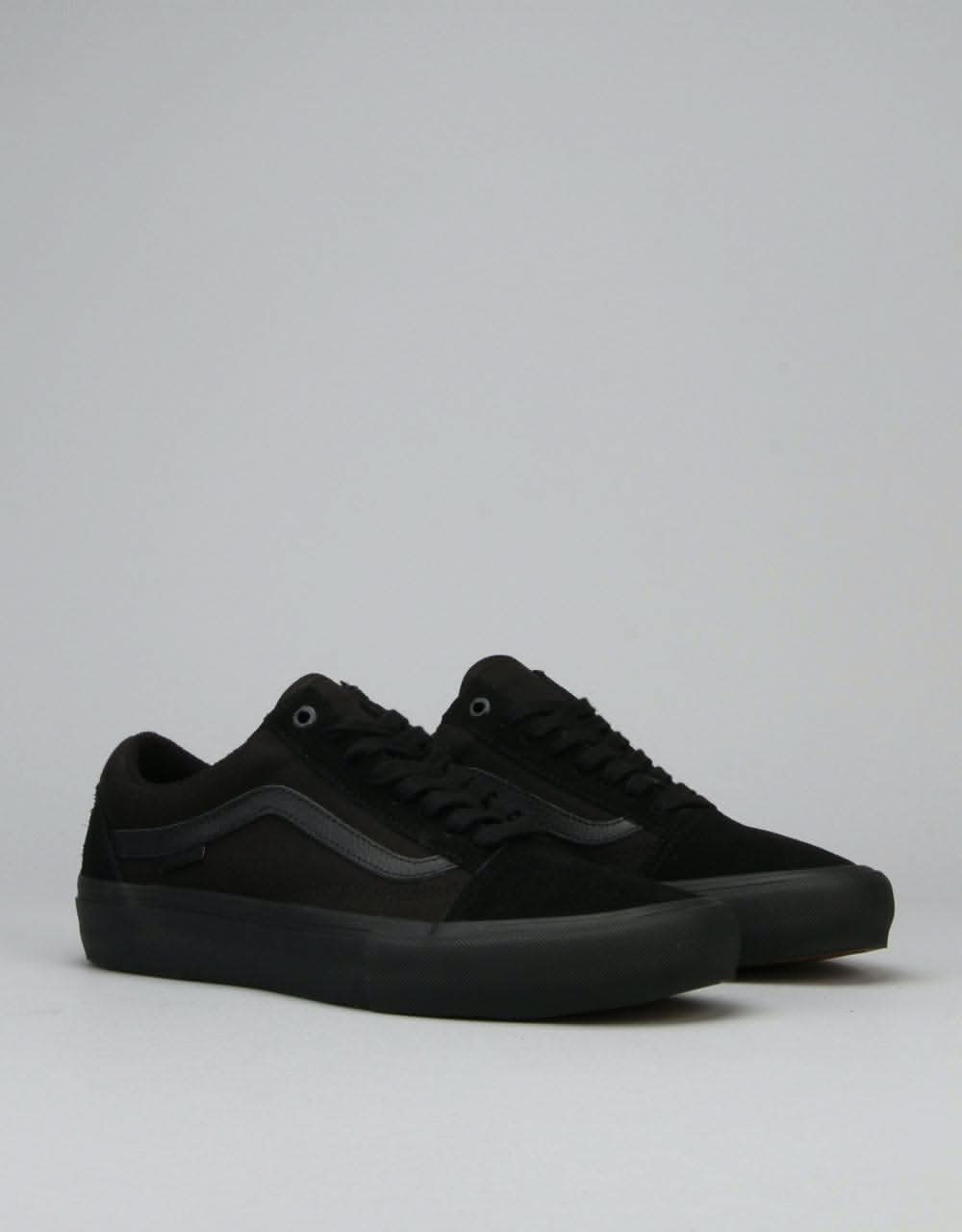 vans old skool pro blackout