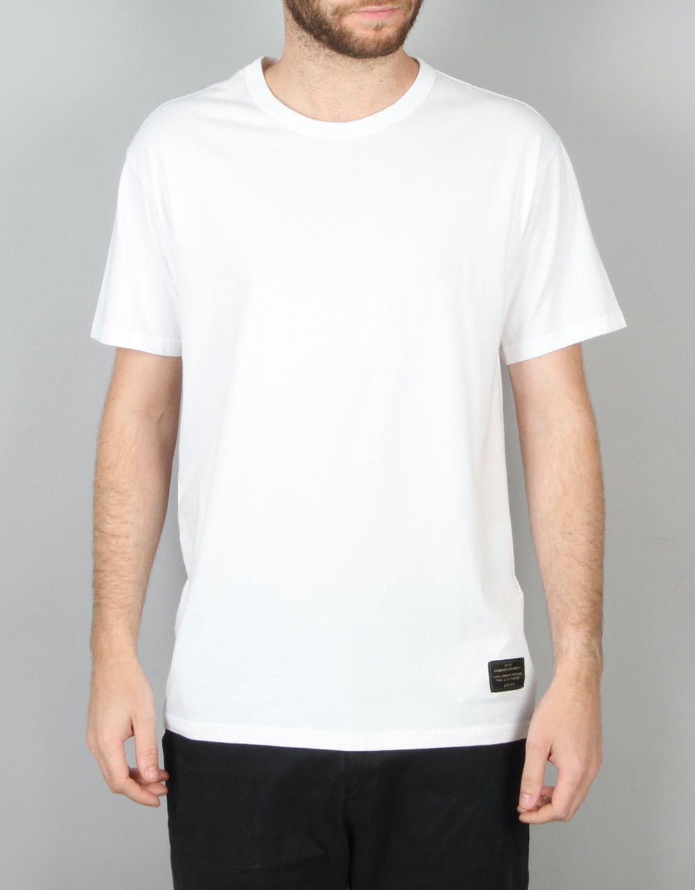 levis black and white t shirt