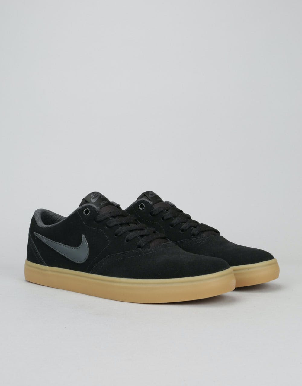 Nike SB Solarsoft Skate Shoes - Black/Anthracite -Gum Dark Brown – Route One