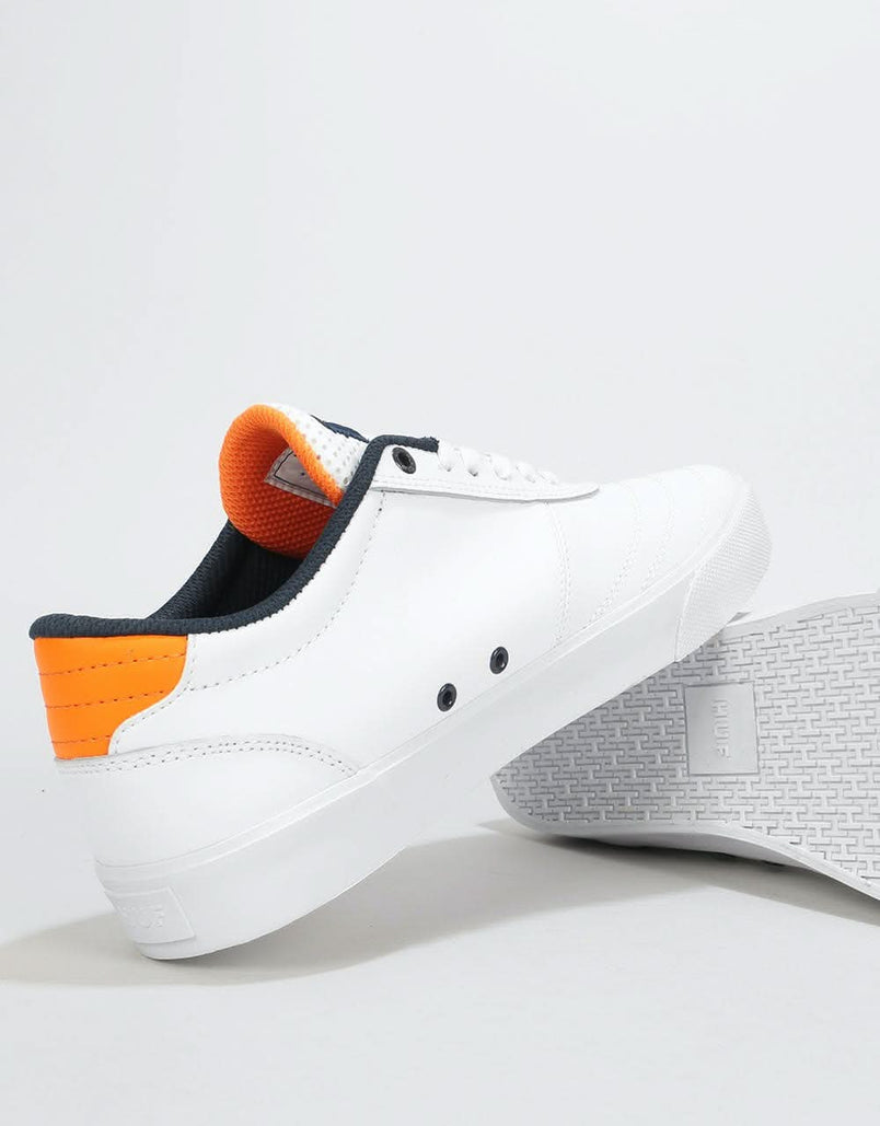 HUF Galaxy Skate Shoes - White/Orange 