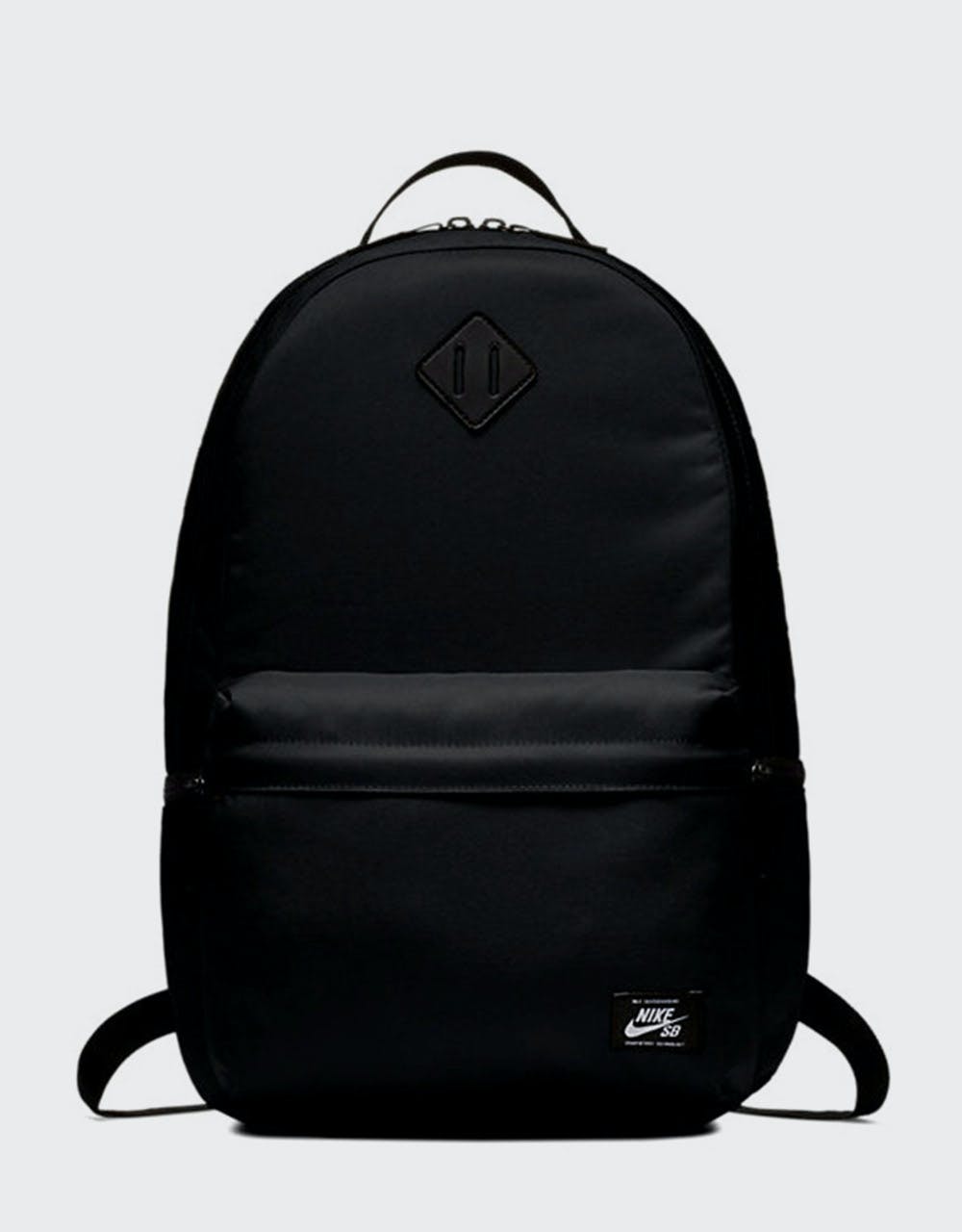 nike logo backpack in black