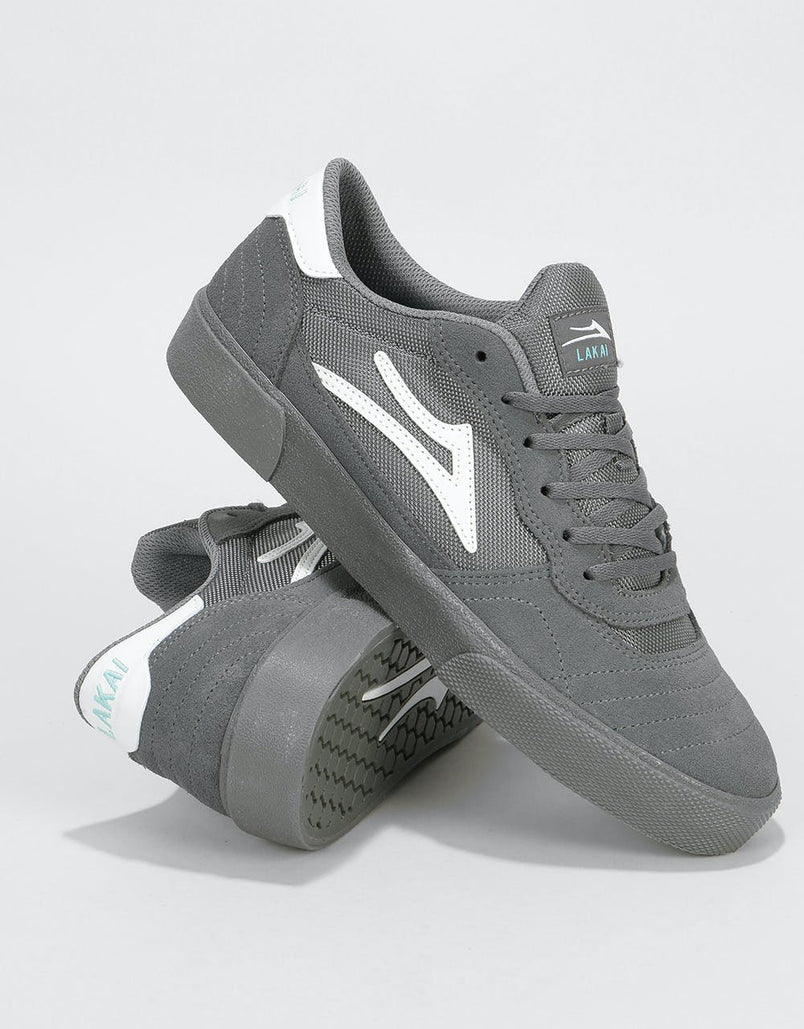 Lakai Cambridge Skate Shoes - Grey 